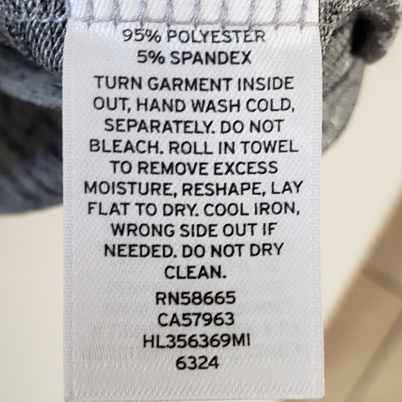 Troupe, Size L, Silver, Black and White, Draped Cap Sleeve Blouse - Picture 5 of 7